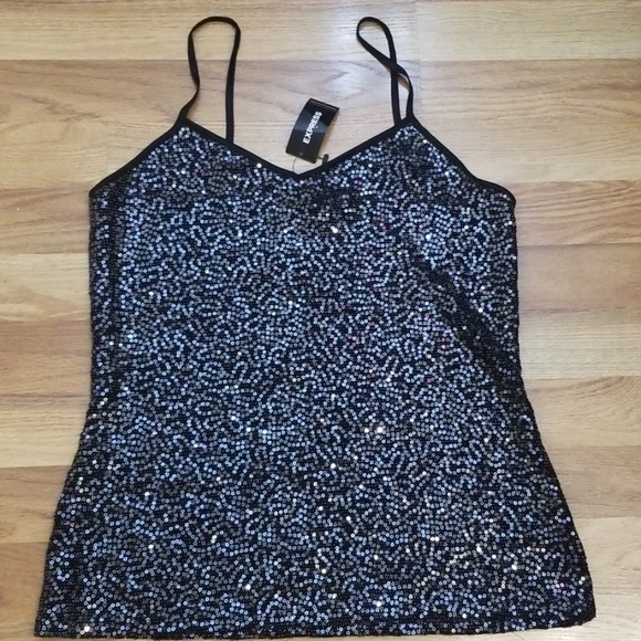 Express Tops - Express Sequin Tank